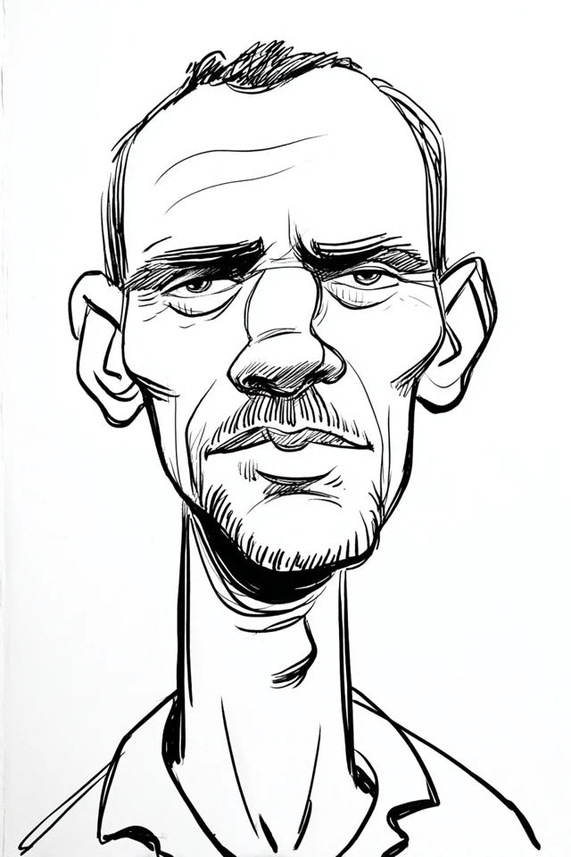 Stark Ink Portrait - Image 1