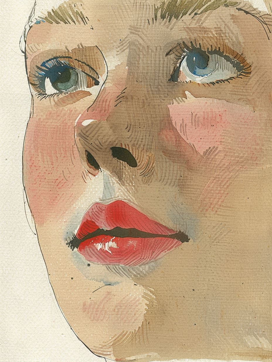 Whispers of a Painted Gaze - Image 1