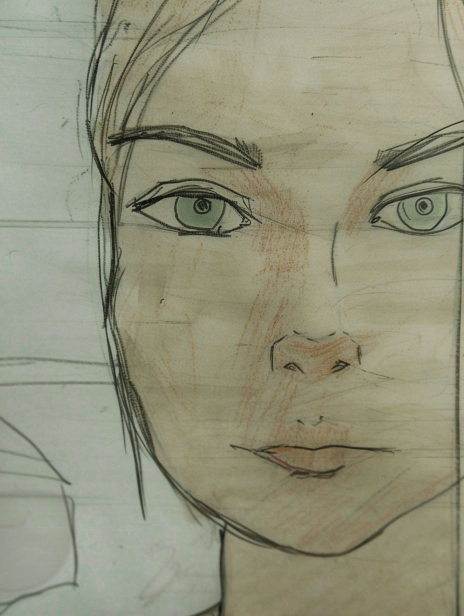 Hand Drawn Character Study Sketches - Image 2