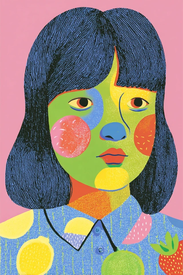 Chromatic Dream Portrait - Image 1