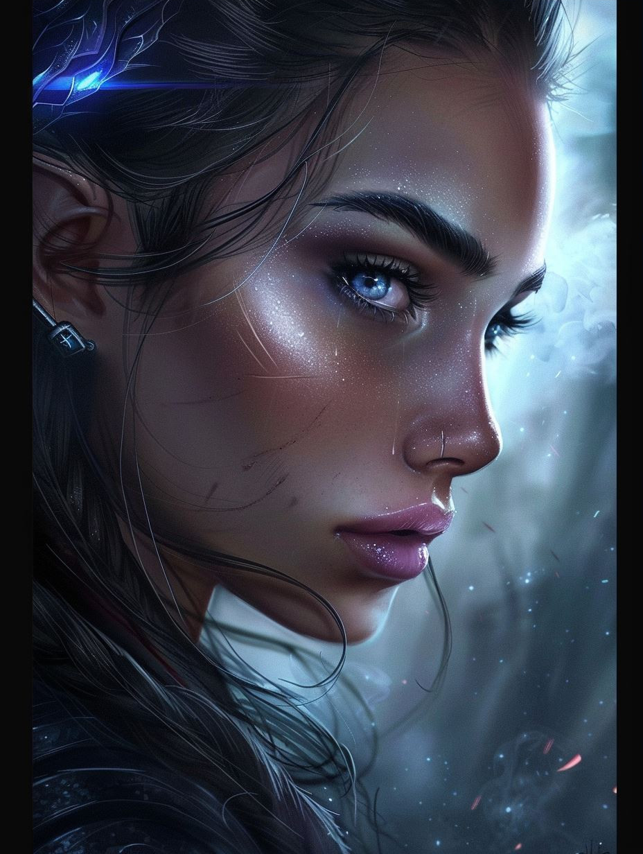 Ethereal Warrior in Shadow - Image 3