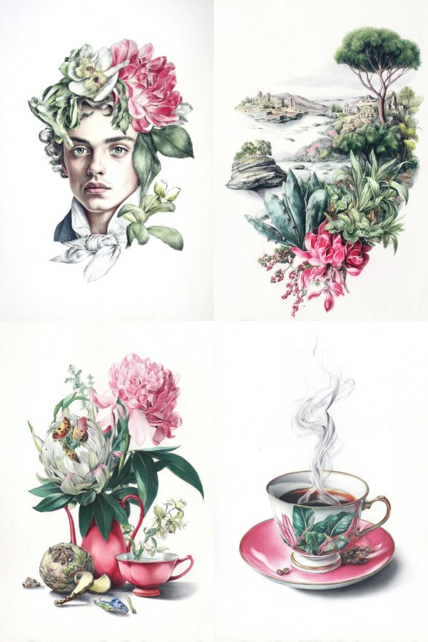 Botanical Surrealism Art Collection