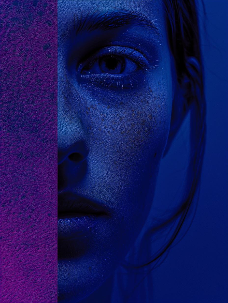 Neon Noir Fragmented Portraits - Image 3
