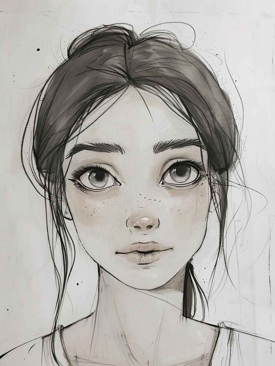 Ethereal Gaze: A Study of Female Portraits - Image 4