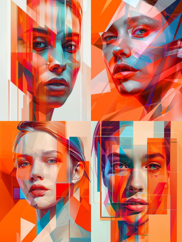 Prismatic Visions of Modern Beauty