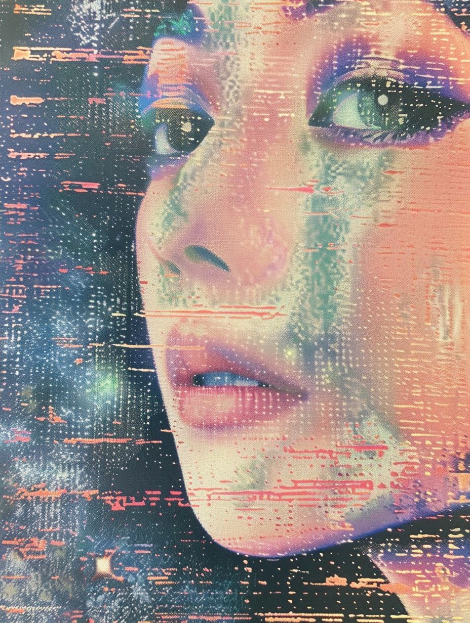 Celestial Glitter Dream Portrait - Image 4