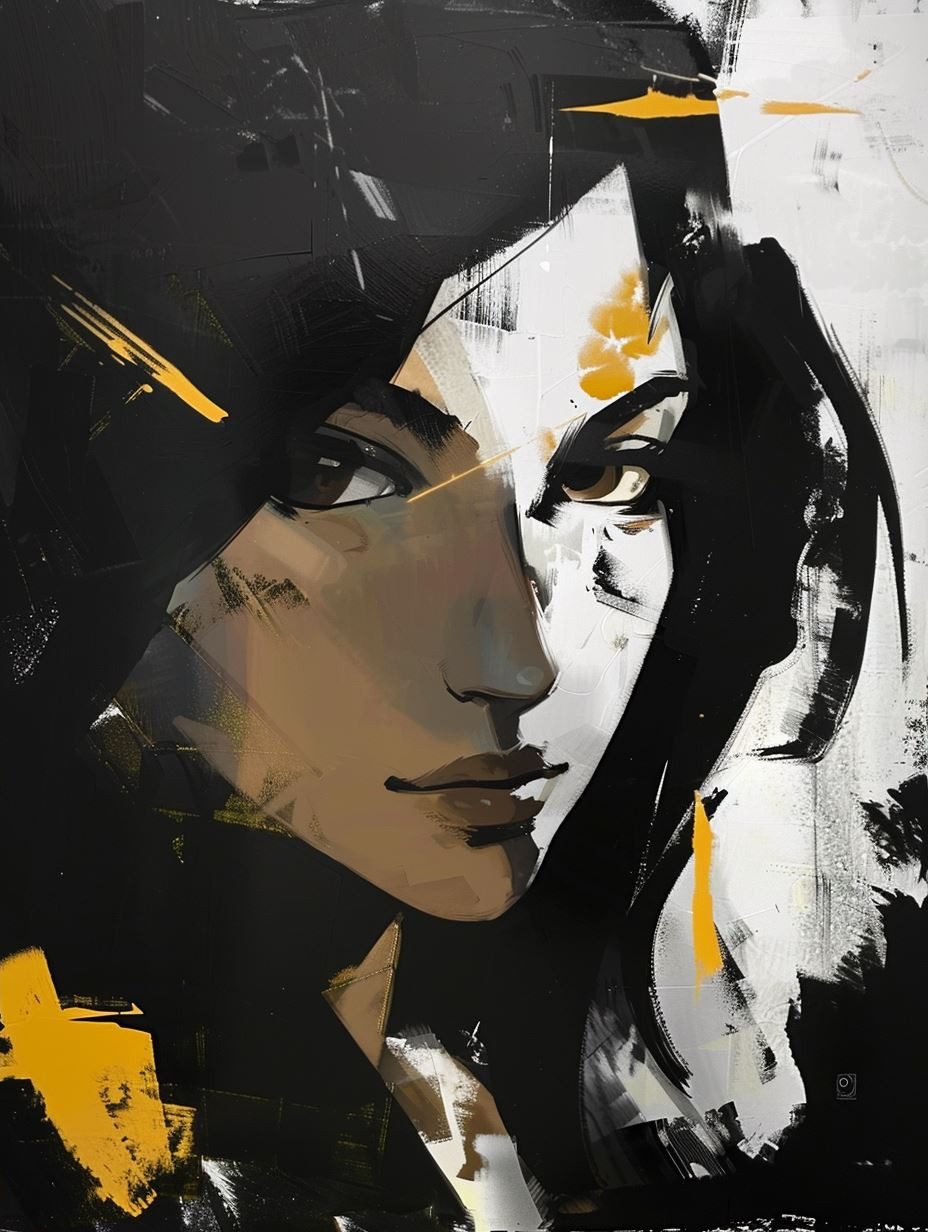 Shadows of Gold: Four Female Portraits - Image 2