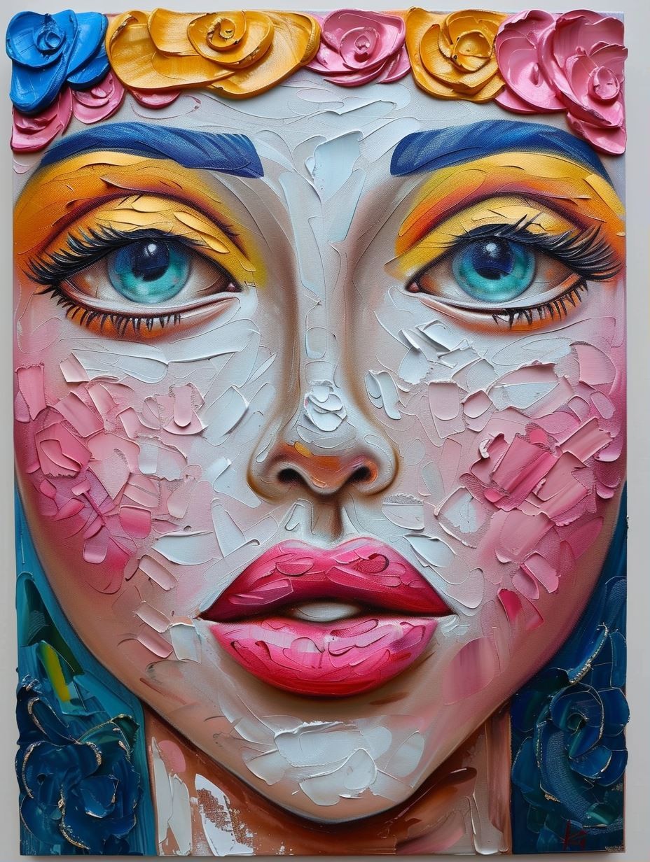 Impasto Floral Dream - Image 1