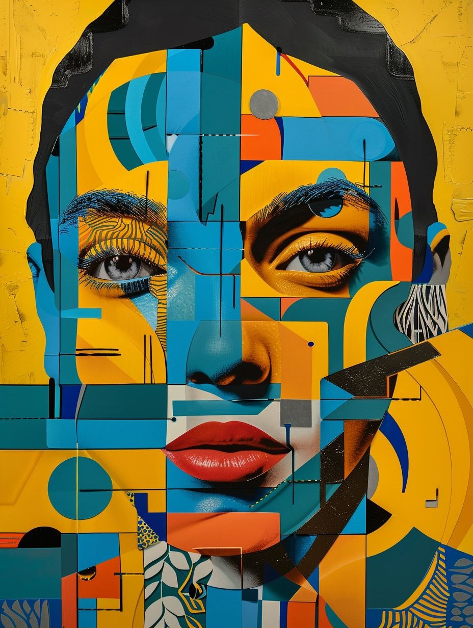 Fragmented Soul in Primary Hues - Image 1