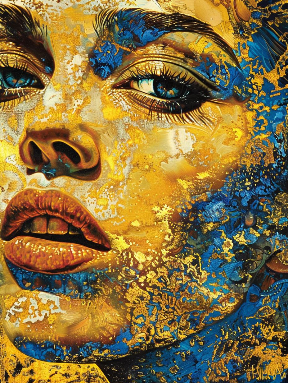 Ethereal Visions of Golden Femininity - Image 2