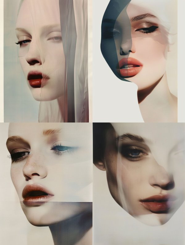 Veiled Visions of Ethereal Beauty