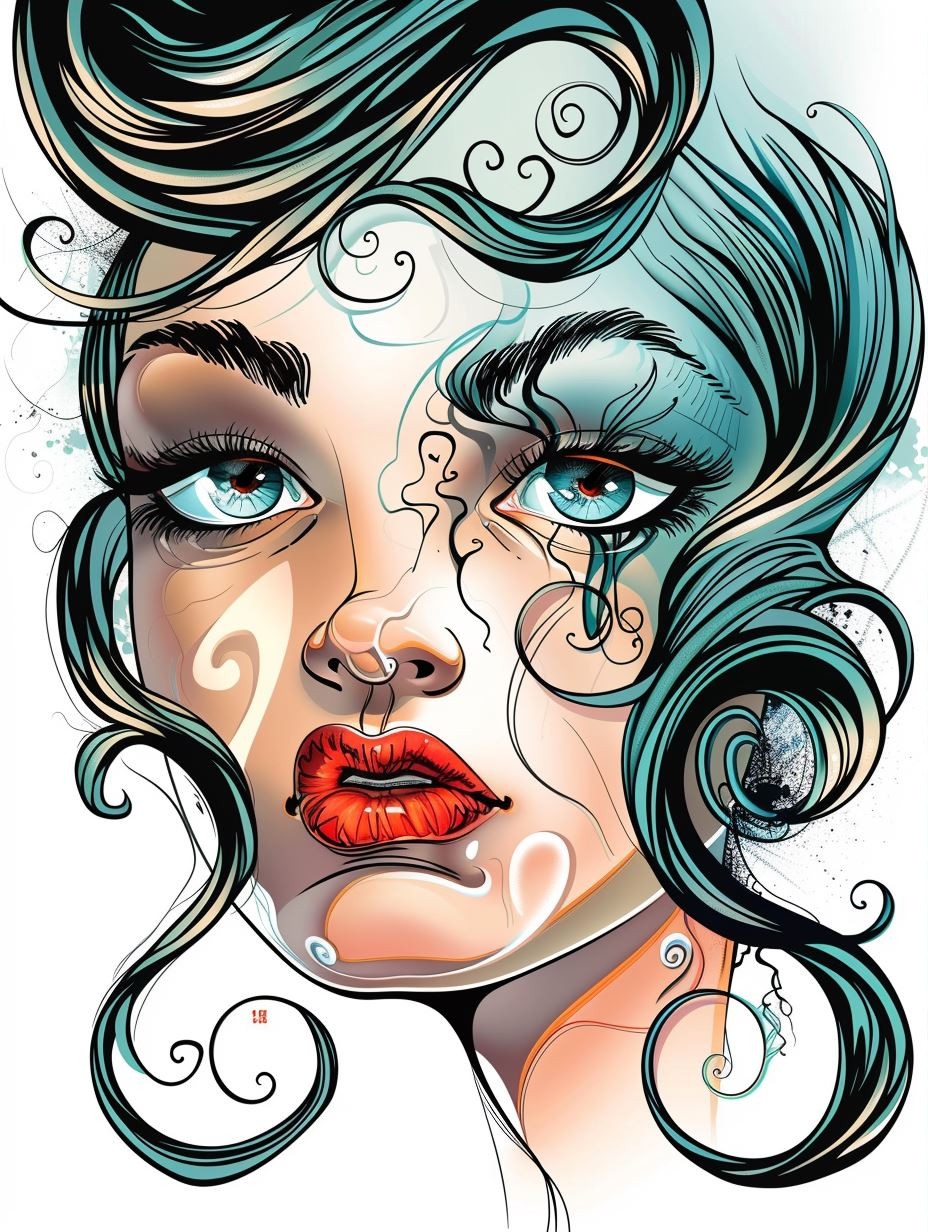 Whimsical Azure Visions - Image 3