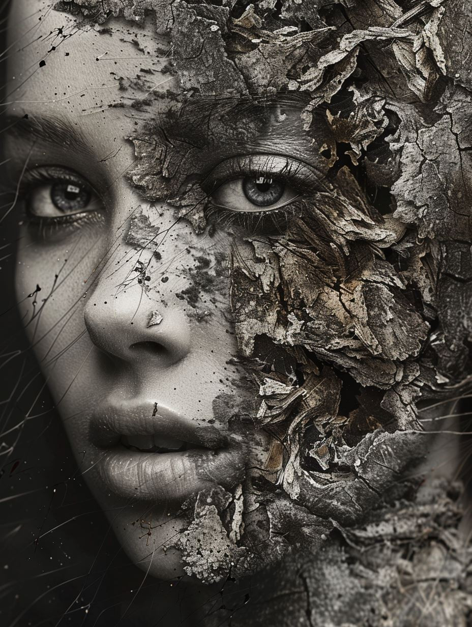 Fragile Beauty in Cracked Earth - Image 2