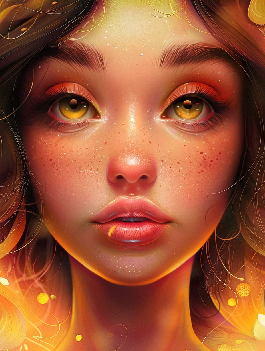 Ethereal Glow Digital Portraits - Image 3