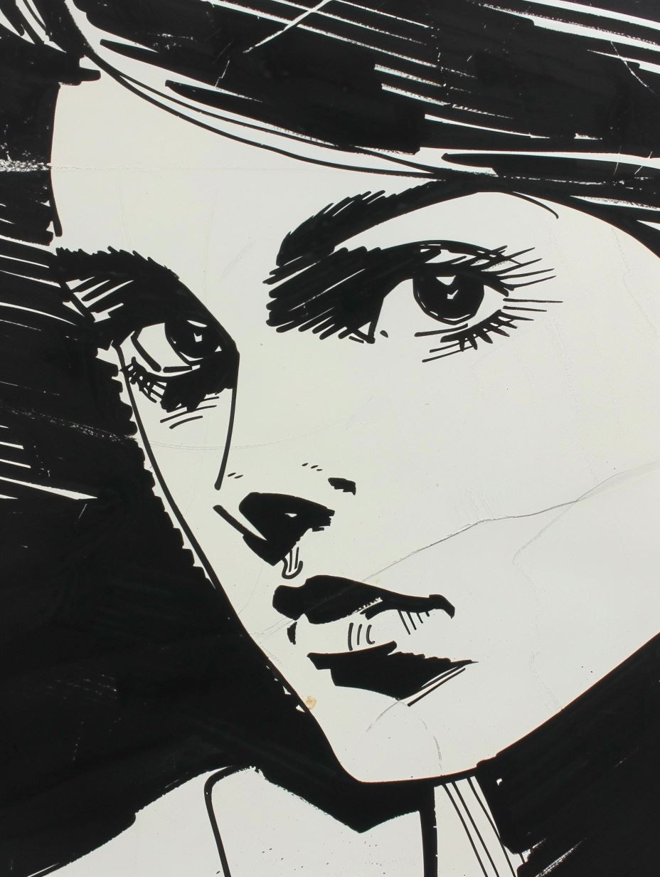 Noir Ink Portrait Contrast - Image 2