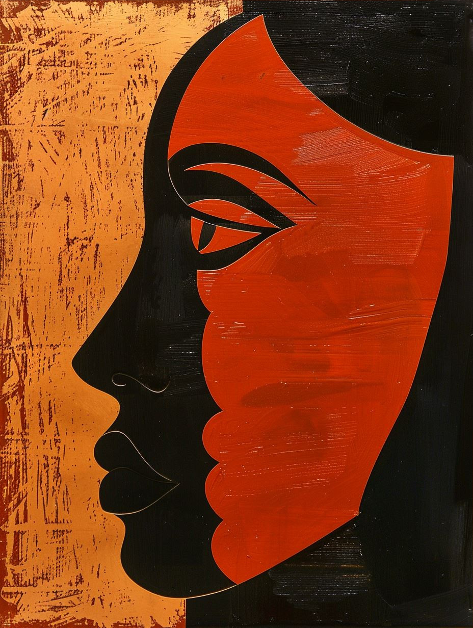 Faces of Contrast: A Quadtych Study - Image 3