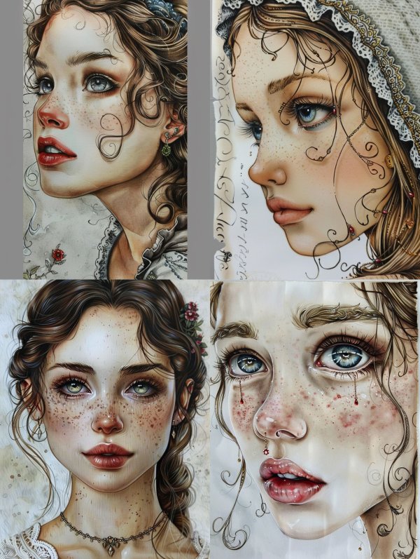 Ethereal Portraits of Freckled Beauty