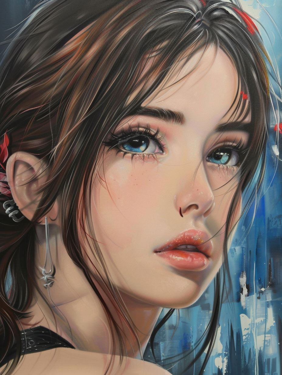 Ethereal Gaze Digital Portraits - Image 2