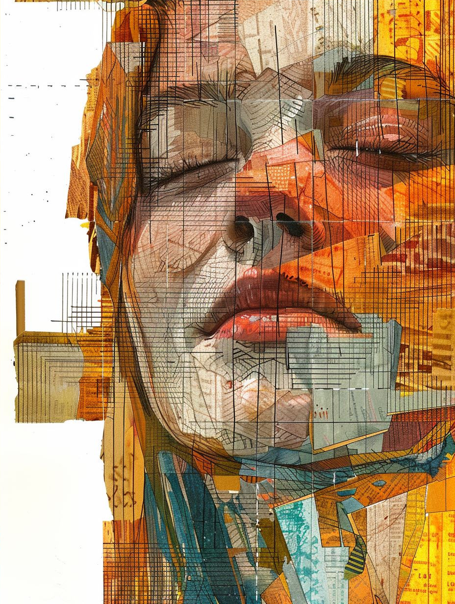 Fragmented Soul: A Study in Digital Collage - Image 4