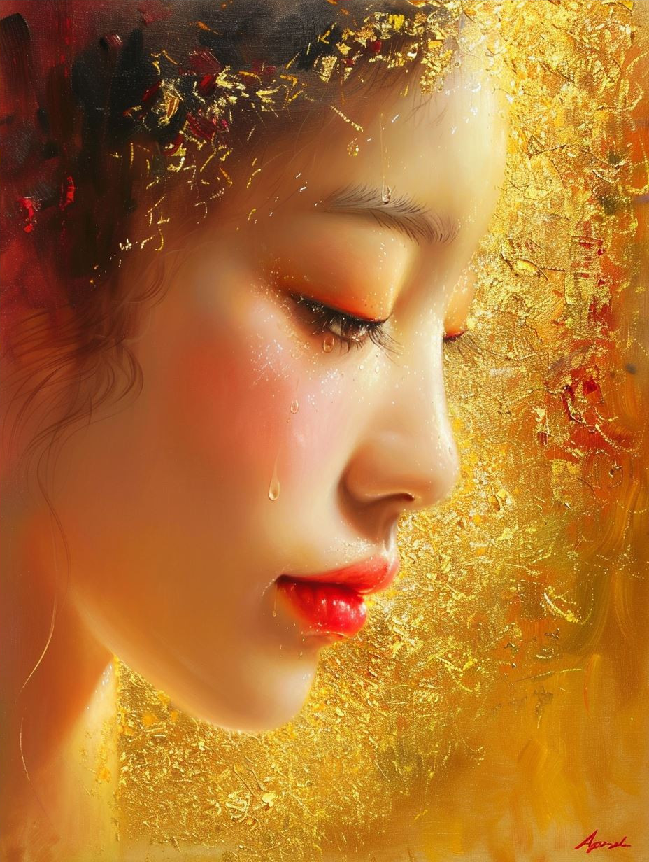 Golden Ethereal Portraiture Series - Image 4