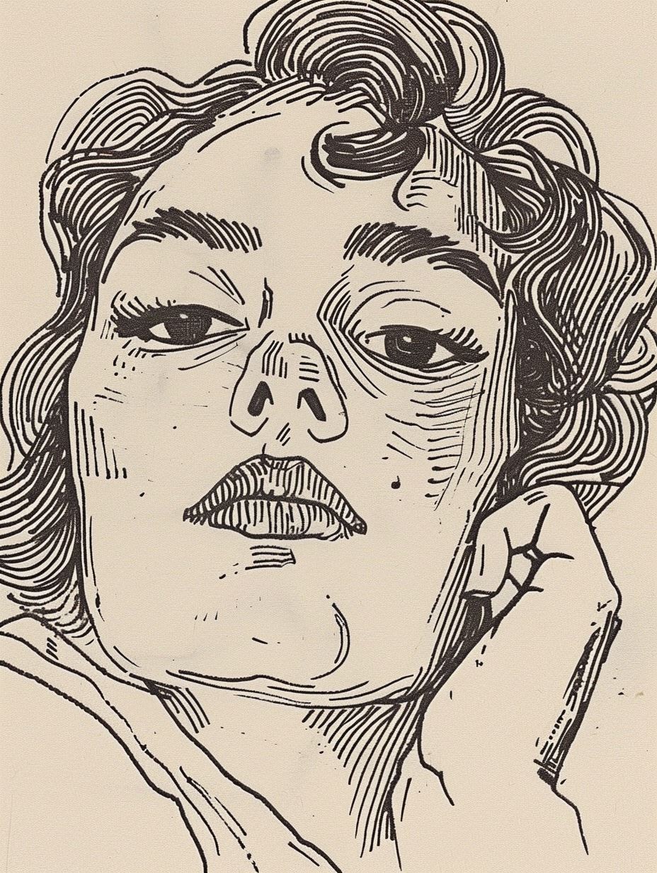 Ink Visions: Four Female Portraits - Image 3