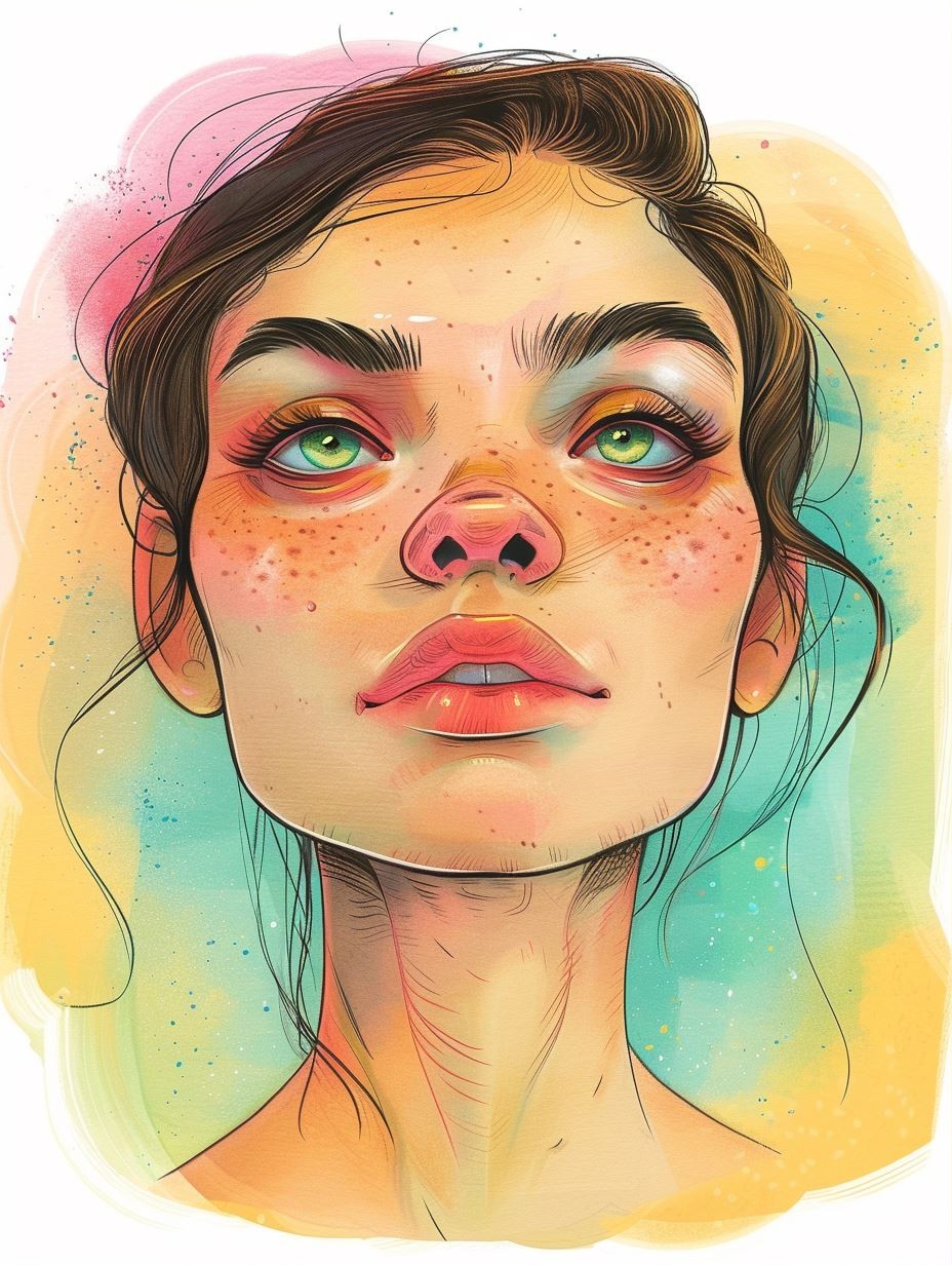 Vibrant Ethereal Gaze - Image 3