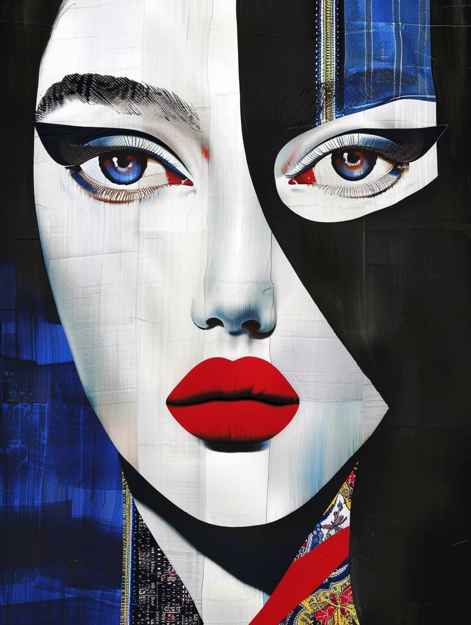 Avant Garde Crimson Portraits - Image 3