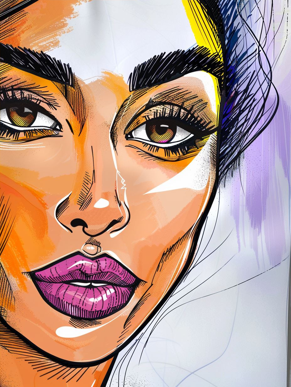 Vibrant Modern Digital Portraiture - Image 4