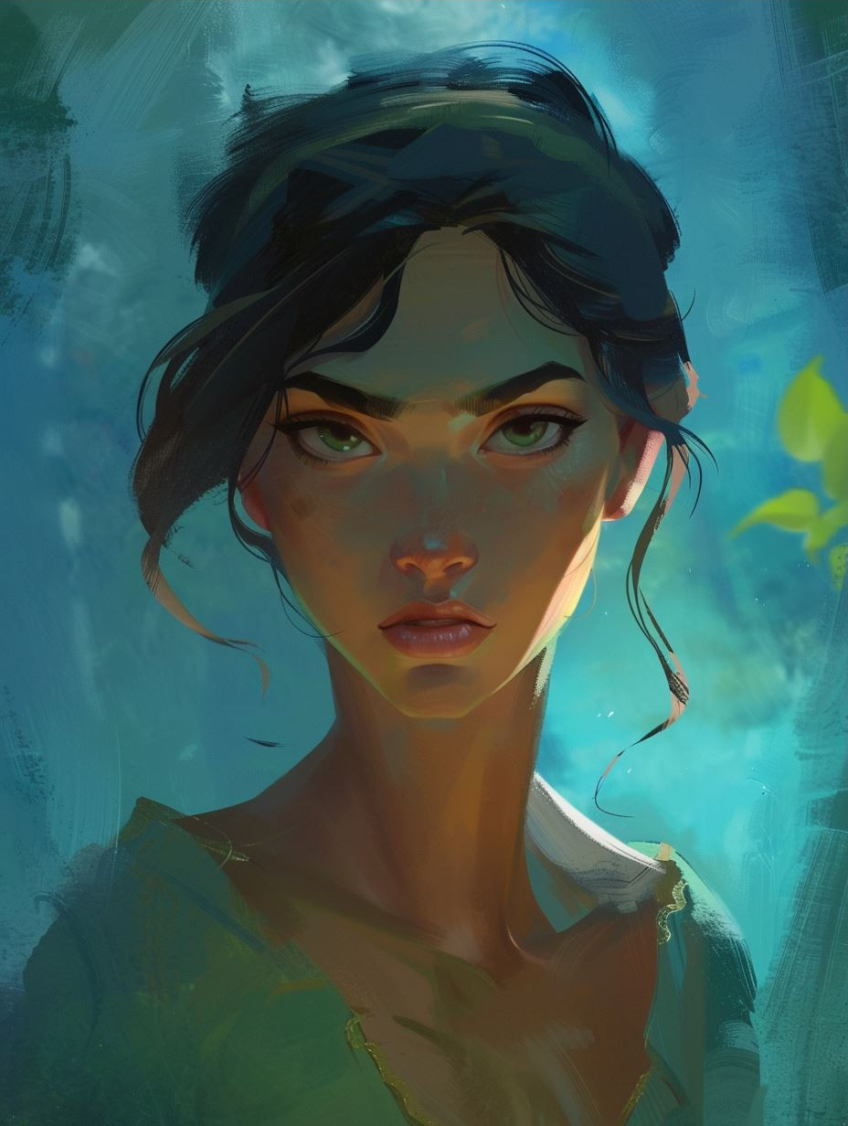 Serene Dream in Azure Hues - Image 3