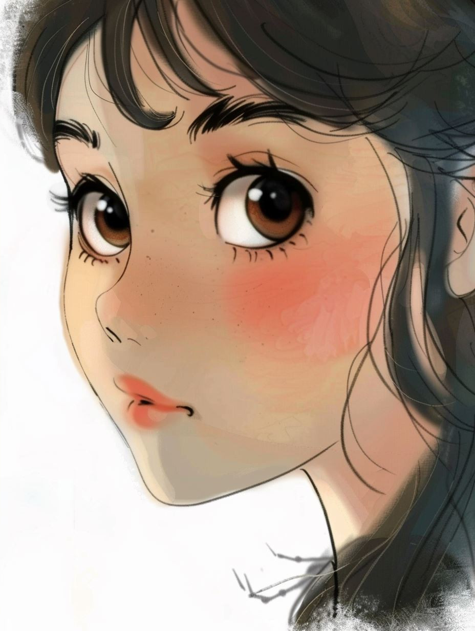 Ethereal Gaze: Anime Portrait Studies - Image 2