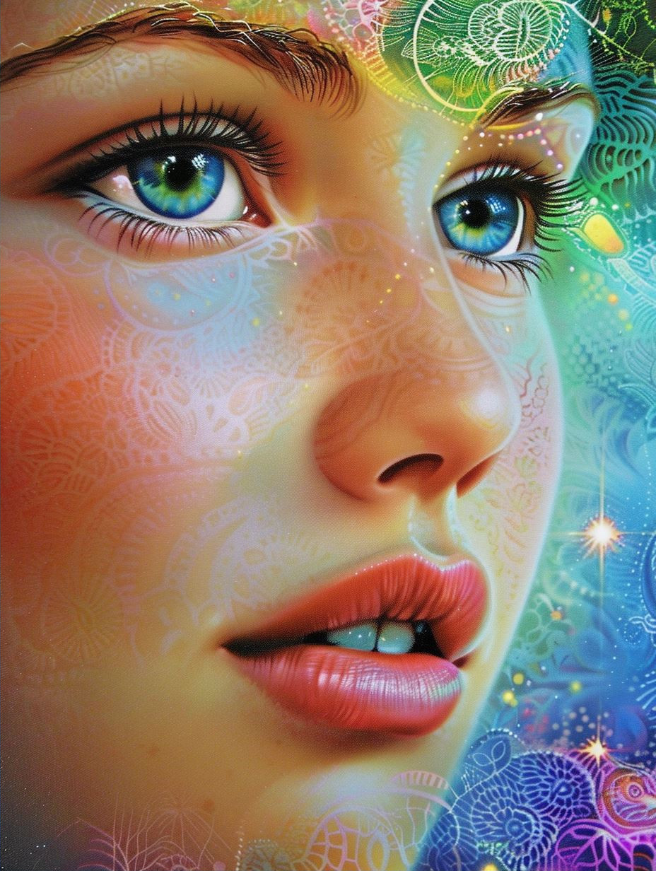 Ethereal Cosmic Portrait Series - Image 2