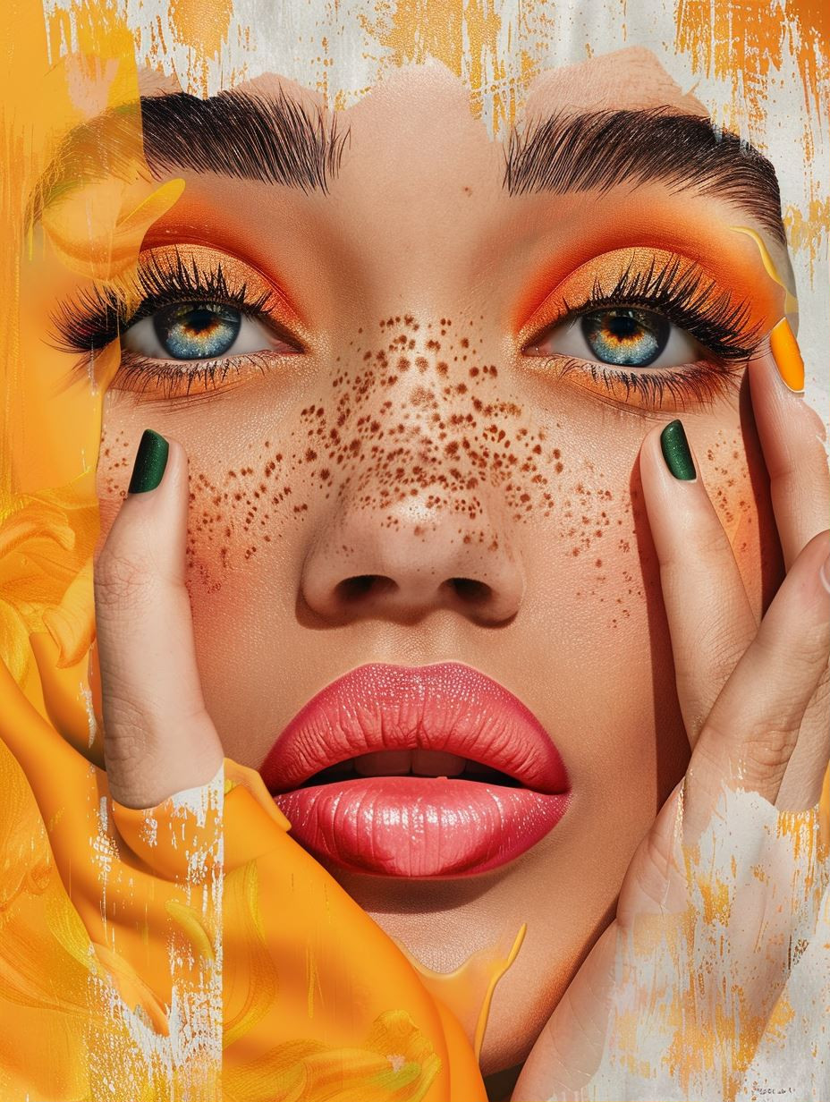 Floral Fusion Beauty Art - Image 1