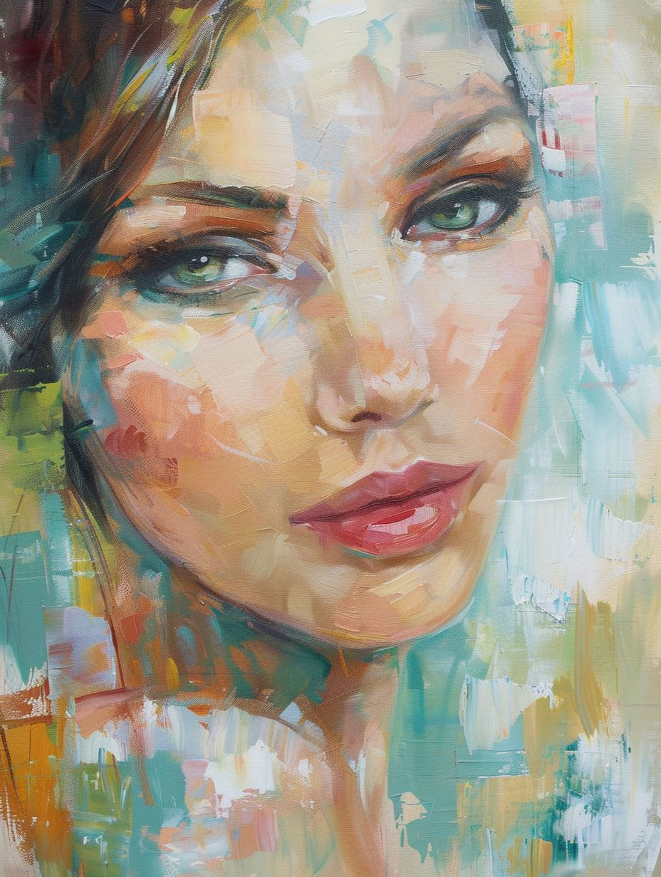 Abstract Impressionist Gaze - Image 3