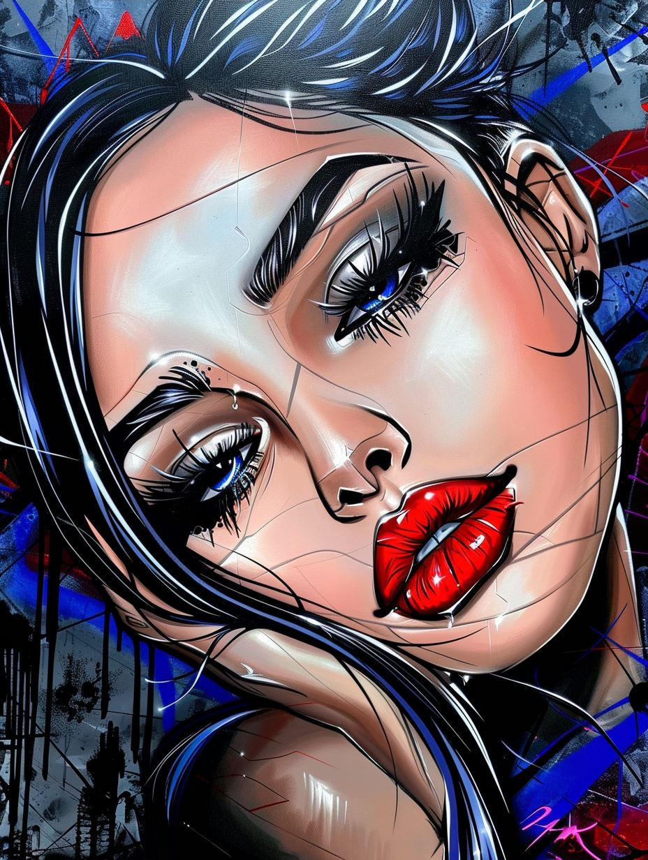 Digital Portraits of Modern Stylized Women - Image 3