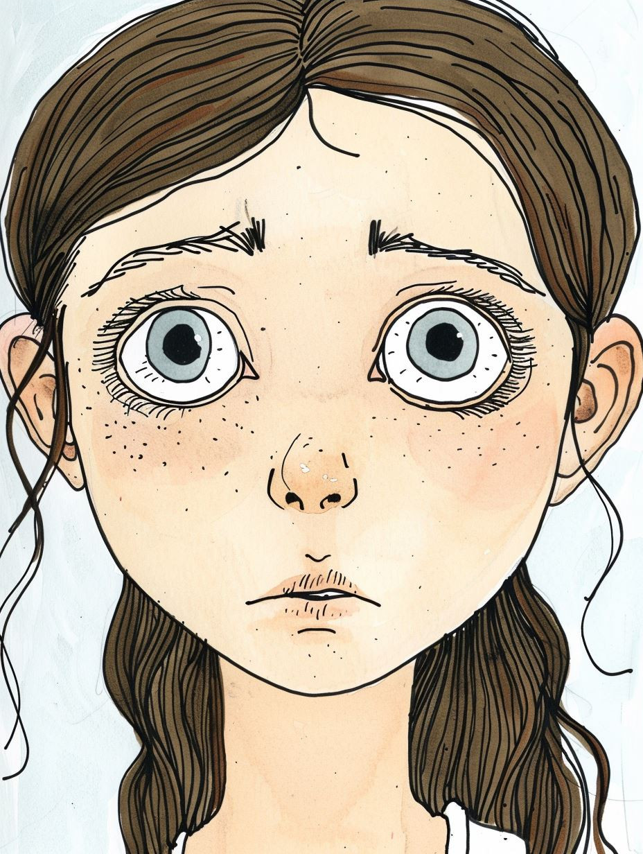Melancholic Hand Drawn Character Studies - Image 3