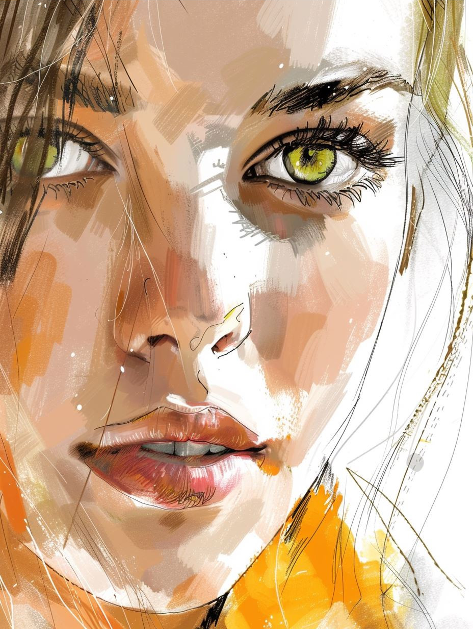 Ethereal Digital Watercolor Portraits - Image 3