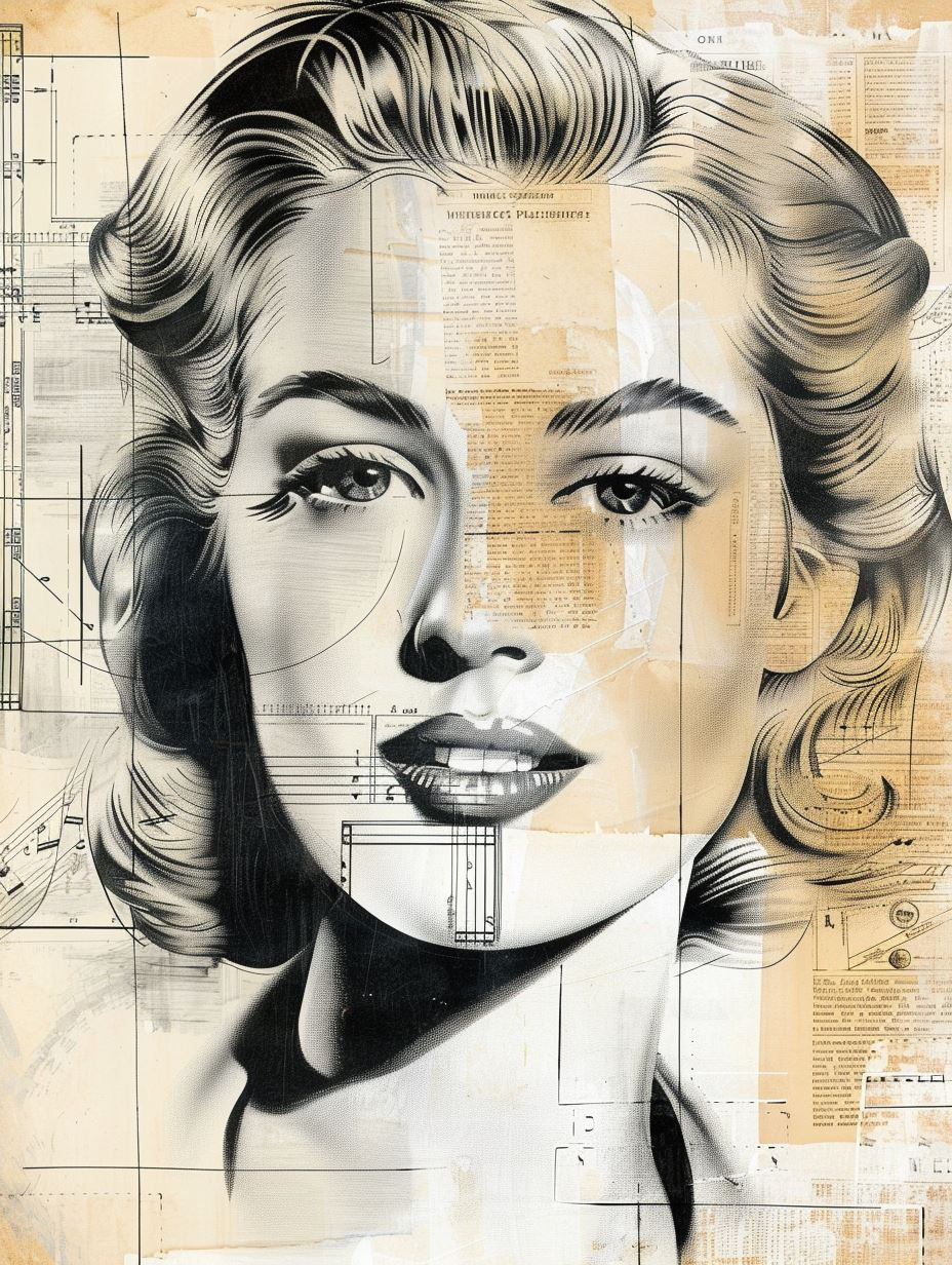 Architectural Blueprint of a Face - Image 4