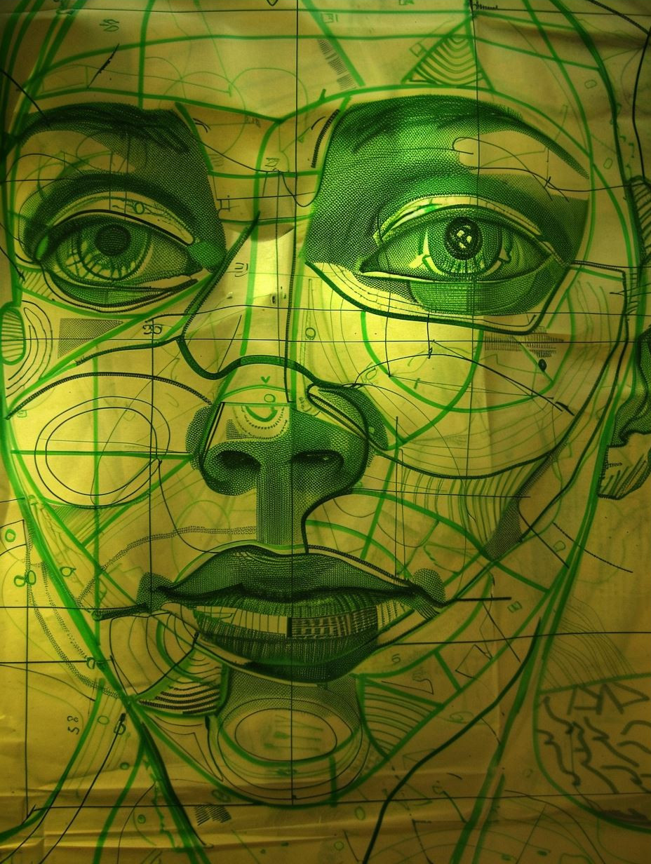 Neon Emerald Digital Soul - Image 3