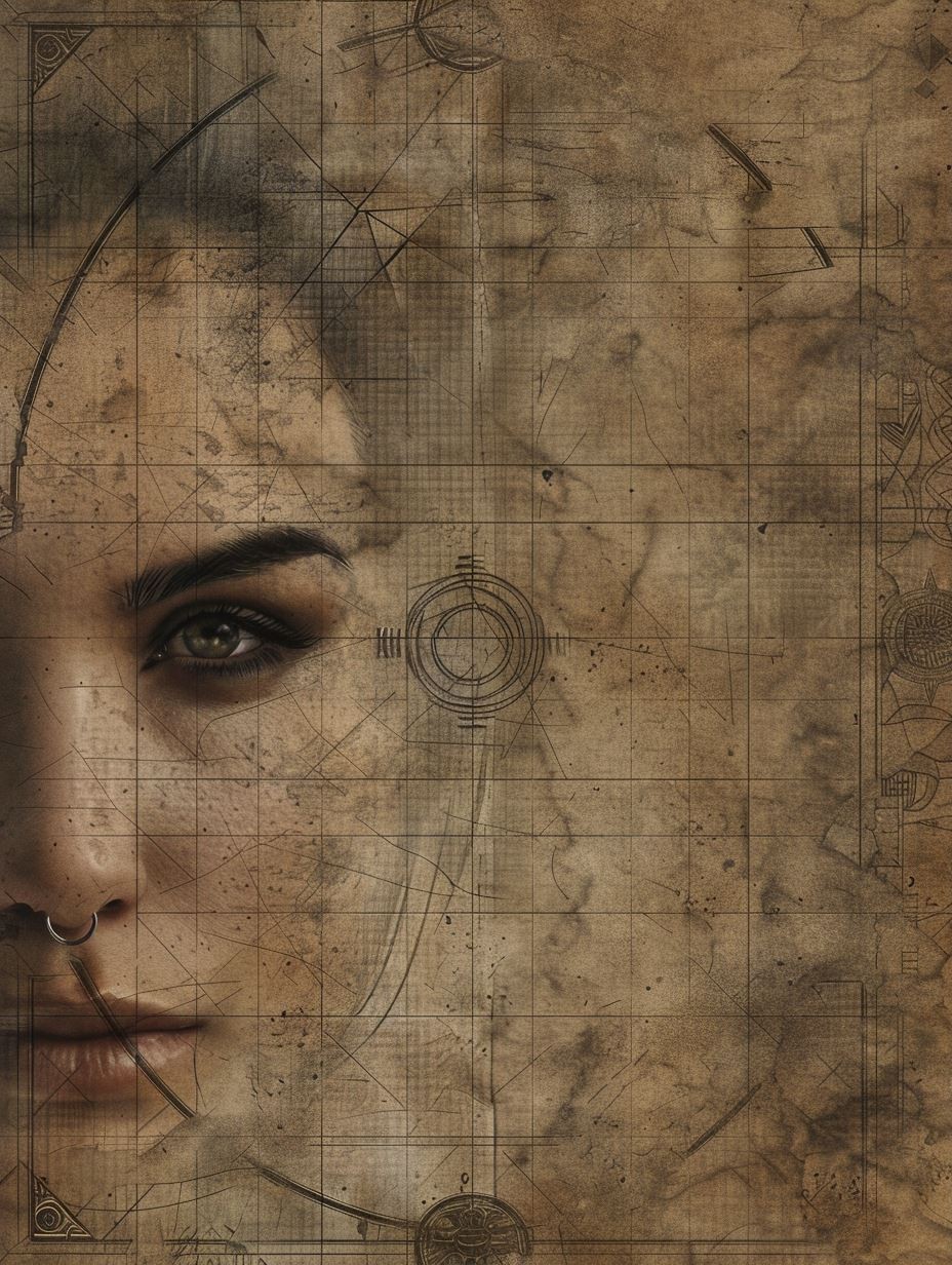 Cartographic Soul Portrait Study - Image 3