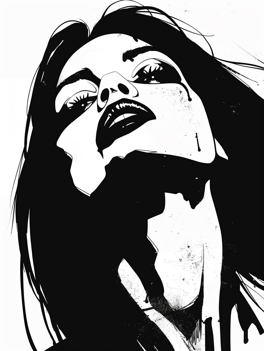 Noir High Contrast Portrait Study - Image 3
