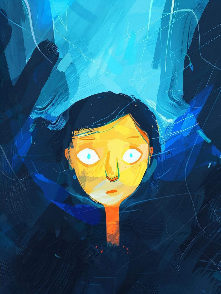 Melancholy Blue Digital Portraits - Image 4
