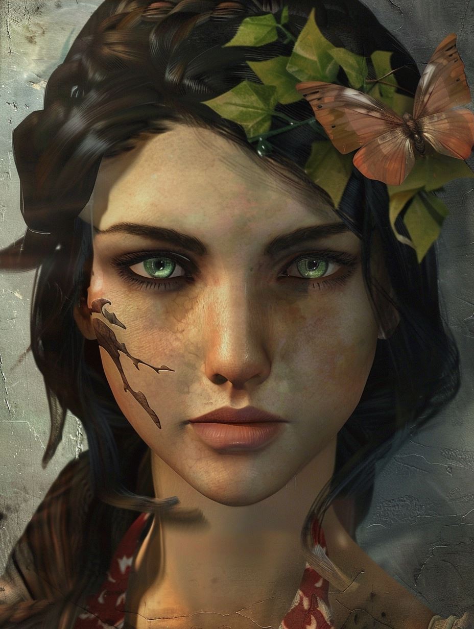 Mystic Gaze Portrait - Image 3