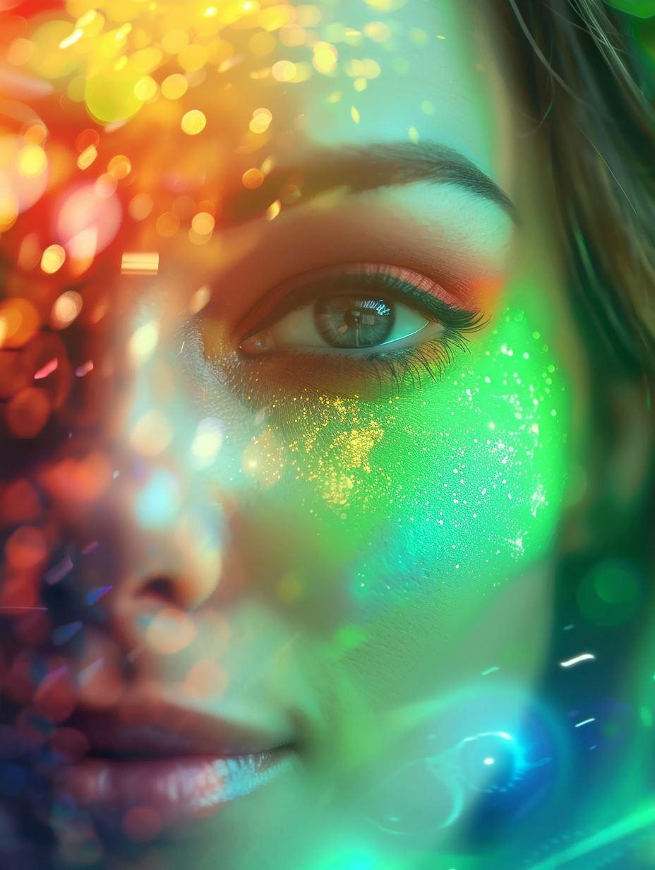 Ethereal Prism Portraiture Study - Image 3