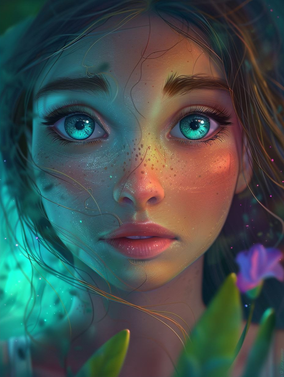 Ethereal Visions of a Freckled Muse - Image 2