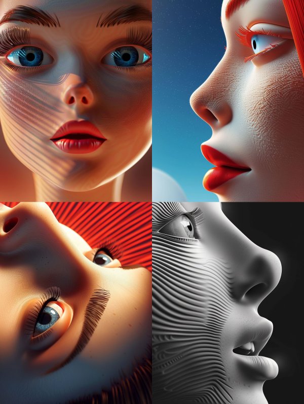 Surreal Sculpted Humanoid Textures