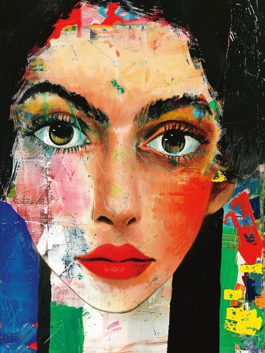 Fragmented Urban Beauty Collage - Image 2