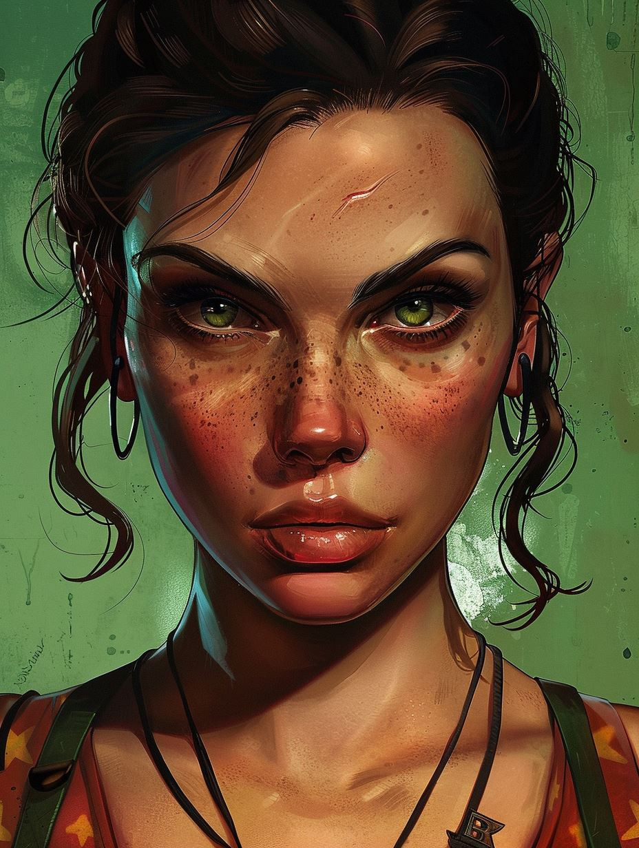 Gritty Cinematic Portrait Study - Image 1