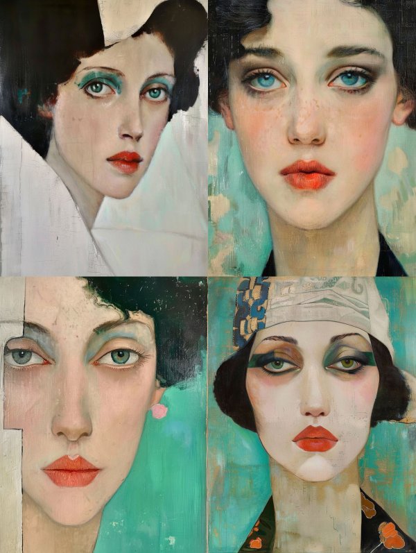 Vintage Glamour: Four Faces of Elegance