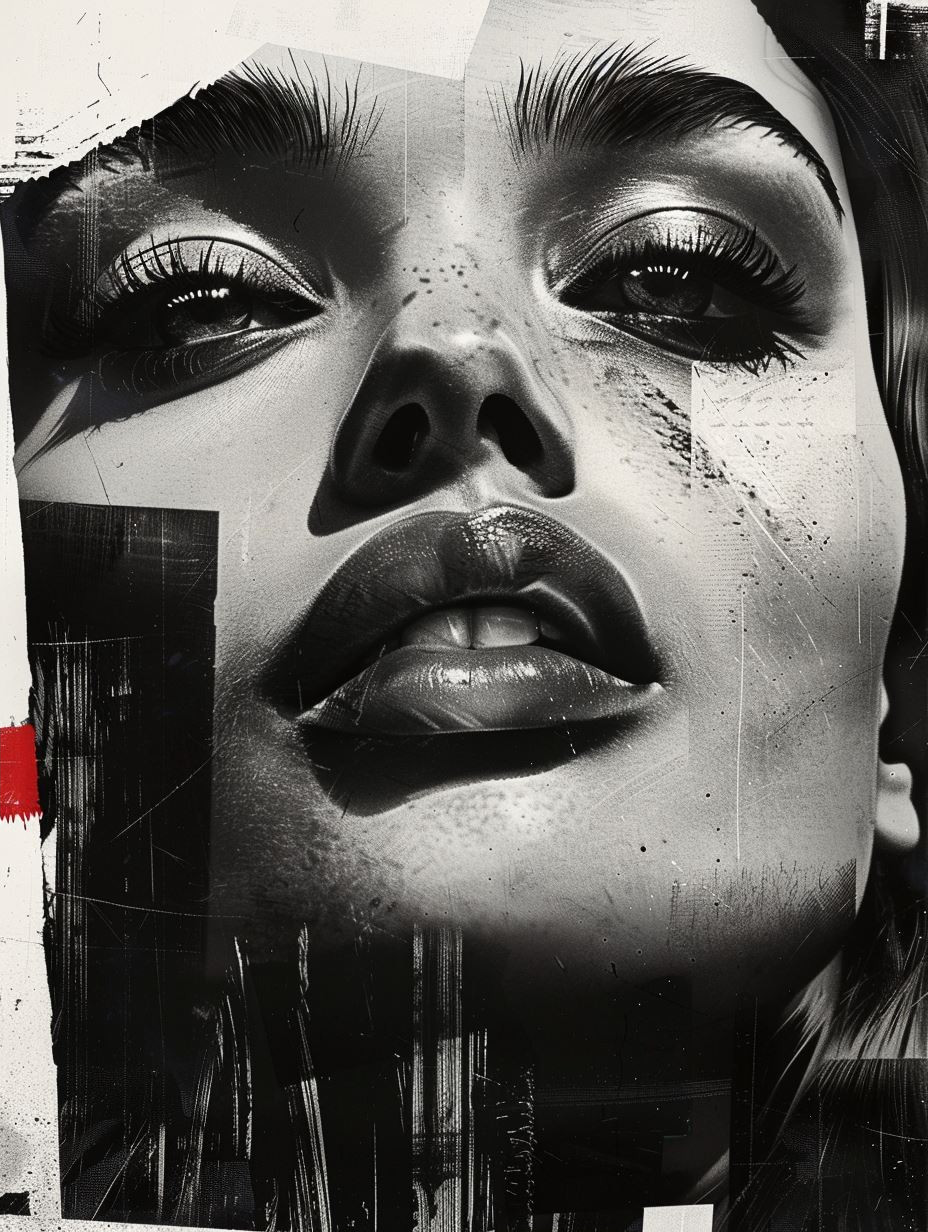 Fragmented Beauty: A Study in Contrast - Image 2