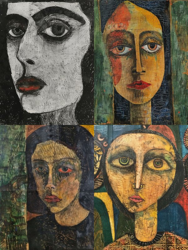 Abstract Portraits of Silent Emotion